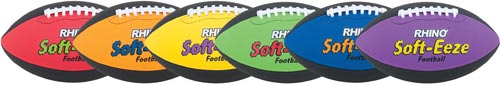 Champion Sports Rhino Soft-Eeze Footballs - Set of 6