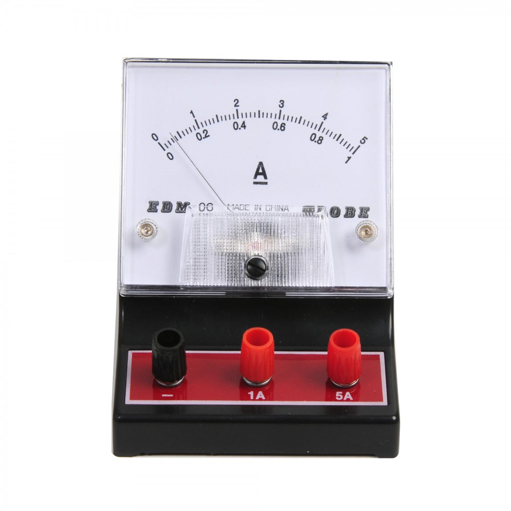 DC Ammeter, 0-1A, 0-5A