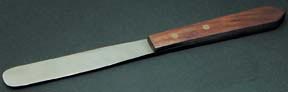 Stainless Steel Spatula w- Wood Handle - 3"