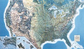 U.S. Relief Map