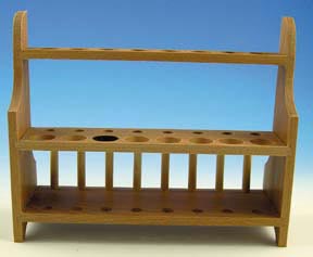 Wooden Test Tube Rack - 16 Hole