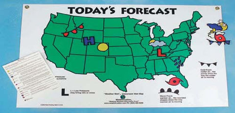 Weather Wall" Map