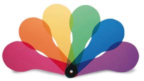 Color Paddles - 3 sets of 6 colors