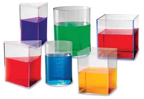 Graduated Liter Containers - Set of 6