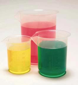 Polypropylene Beakers - 50ml (Pack of 12)