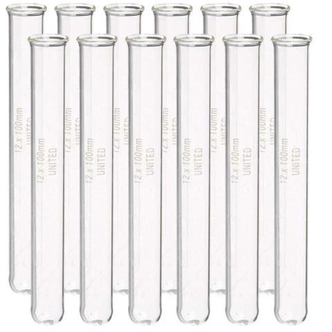 Borosilicate Glass Test Tubes - 12 x 100 (Dozen)