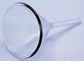 Borosilicate Glass Funnel - 74mm (70mm Stem)