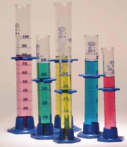 Graduated Glass Cylinder - 10ml (Plastic Base)