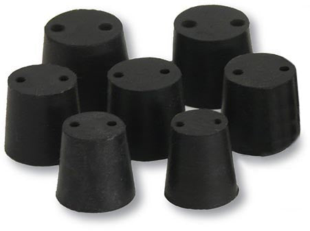 Pound of Assorted 2-Hole Stoppers (Size: 2 to 8)