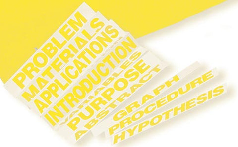 Science Titles - Yellow