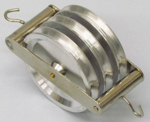 Aluminum Pulley - Triple Parallel