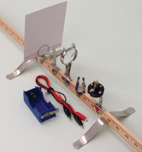 Optical Bench w- Electric Light & Meter Stick