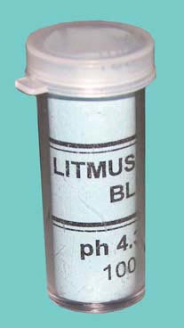 Blue Litmus Paper (12 vials)