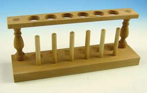 Wooden Test Tube Rack - 6 Hole