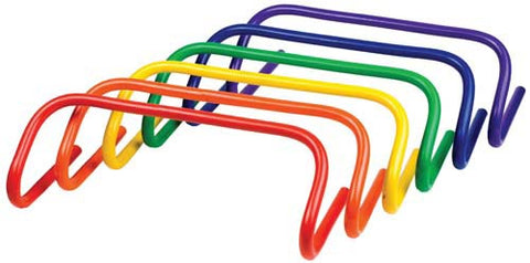 6" Colored Speed Hurdles - Set of 6