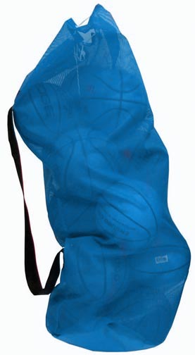 58" x 18" Jumbo Mesh Ball Bag - Blue