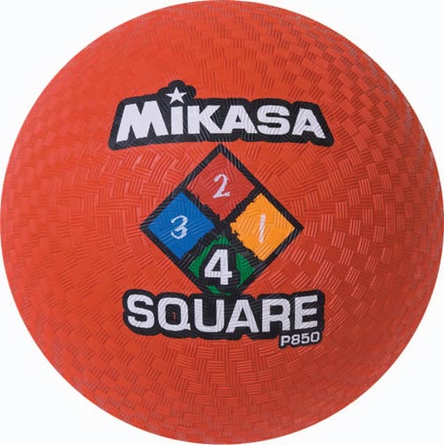 Mikasa Four-Square Playground Ball - 8.5" (Red)