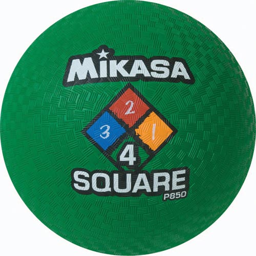 Mikasa Four-Square Playground Ball - 8.5" (Green)