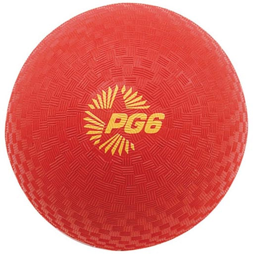 Champion Sports PG6 Playground Ball - 6" (Red)