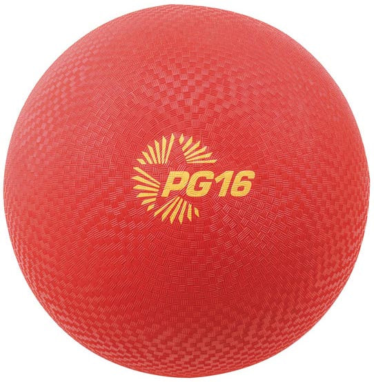 Champion Sports PG16 Playground Ball - 16” (Red)