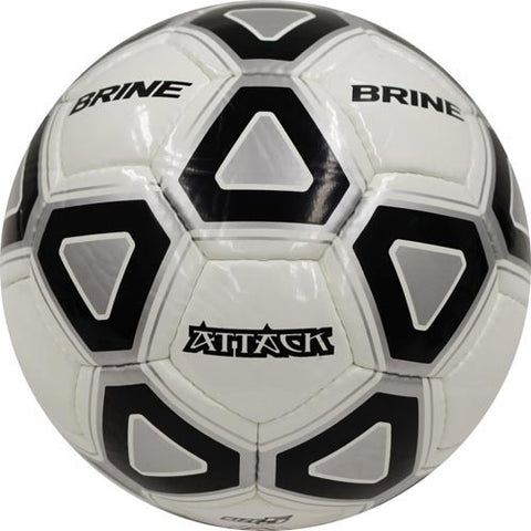 Brine Attack Soccer Ball (Black-White) - Size 4