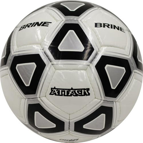 Brine Attack Soccer Ball (Black-White) - Size 5