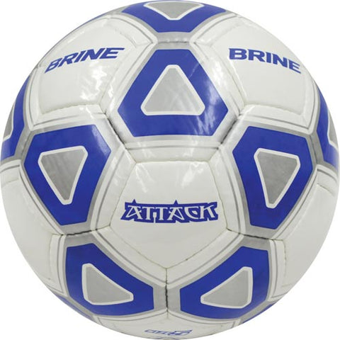 Brine Attack Soccer Ball (Blue-White) - Size 5