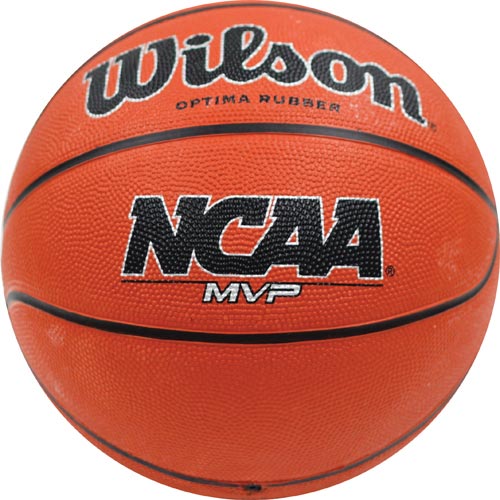 Wilson NCAA MVP Rubber Basketball - Intermediate