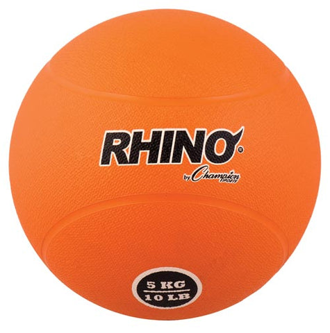 Rubber Medicine Ball - 5K (11-12 lbs.) (orange)