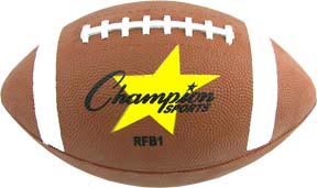 Champion Sports Rubber Football - Size 7 (Junior)