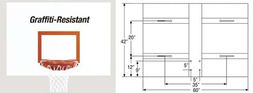 Backboard - Ultimate Rectangular Steel