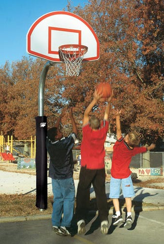 4.5" Heavy-Duty Playground Basketball System