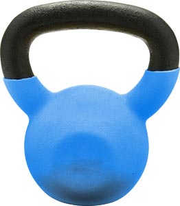 Vinyl Coated Kettlebell - 25 lbs. (Royal)