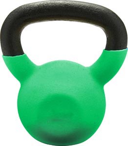 Vinyl Coated Kettlebell - 35 lbs. (Kelly Green)