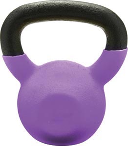 Vinyl Coated Kettlebell - 40 lbs. (Purple)