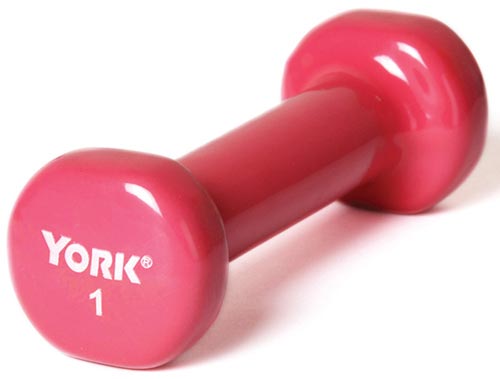 Pair of Vinyl-Coated Dumbbells - 1 lb