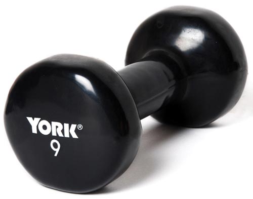 Pair of Vinyl-Coated Dumbbells - 9 lbs