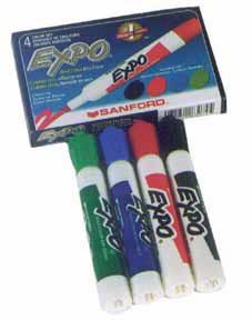 Erasable Markers - Set of 4
