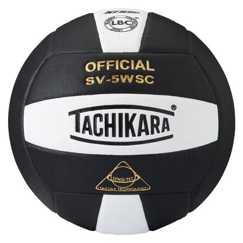 Tachikara SV-5WSC Volleyball - Black-White