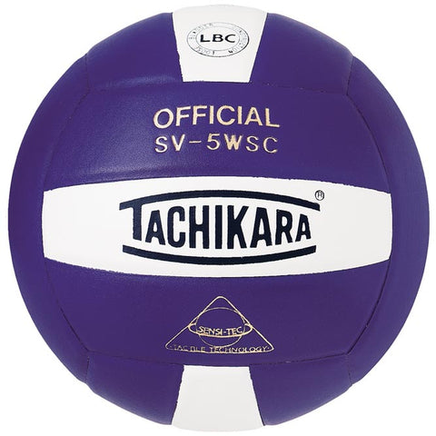 Tachikara SV-5WSC Volleyball - Purp-Wht