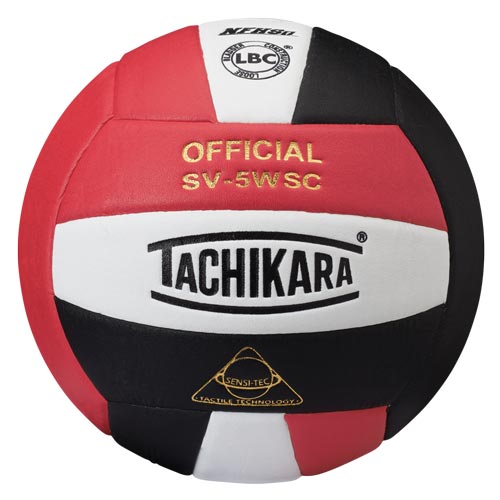 Tachikara SV-5WSC Volleyball - Scr-Wht-Blk