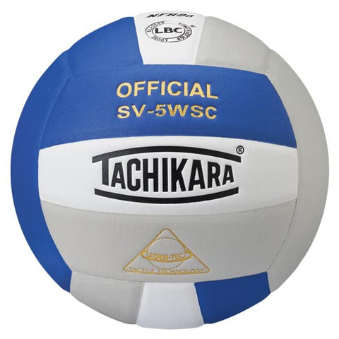 Tachikara SV-5WSC Volleyball - Roy-Wht-Slv