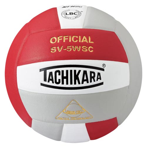 Tachikara SV-5WSC Volleyball - Scr-Wht-Slv