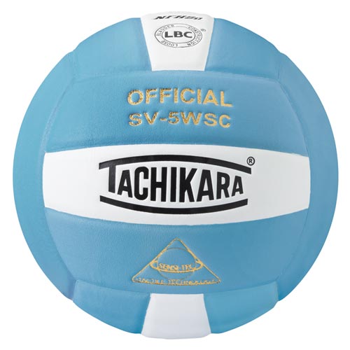 Tachikara SV-5WSC Volleyball - Powder Blue-White