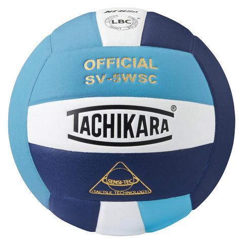 Tachikara SV-5WSC Volleyball - Powder Blue-White-Navy