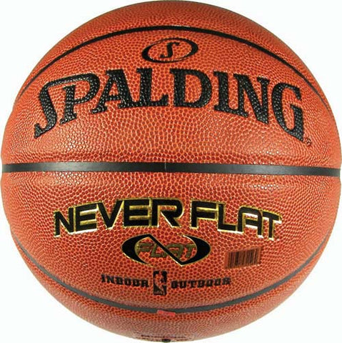 Spalding Never Flat Composite Basketball - Intermediate