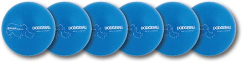 Rhino Skin Dodgeballs - 6.3" (Set of 6)(Neon Blue)