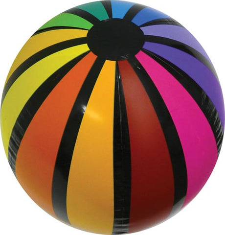 Deluxe Striped Beachball - 20"