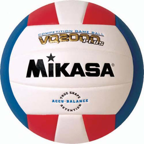 Mikasa VQ2000 Micro Cell Composite Volleyball - Red-White-Blue