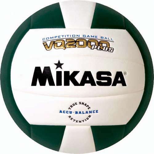 Mikasa VQ2000 Micro Cell Composite Volleyball - Green-White